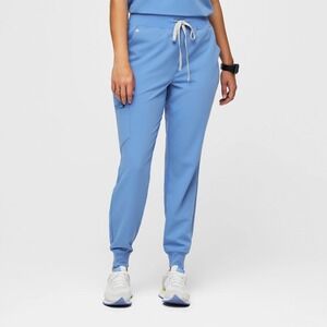 FIGS Zamora jogger scrub pants In Ceil Blue, Size Small Regular